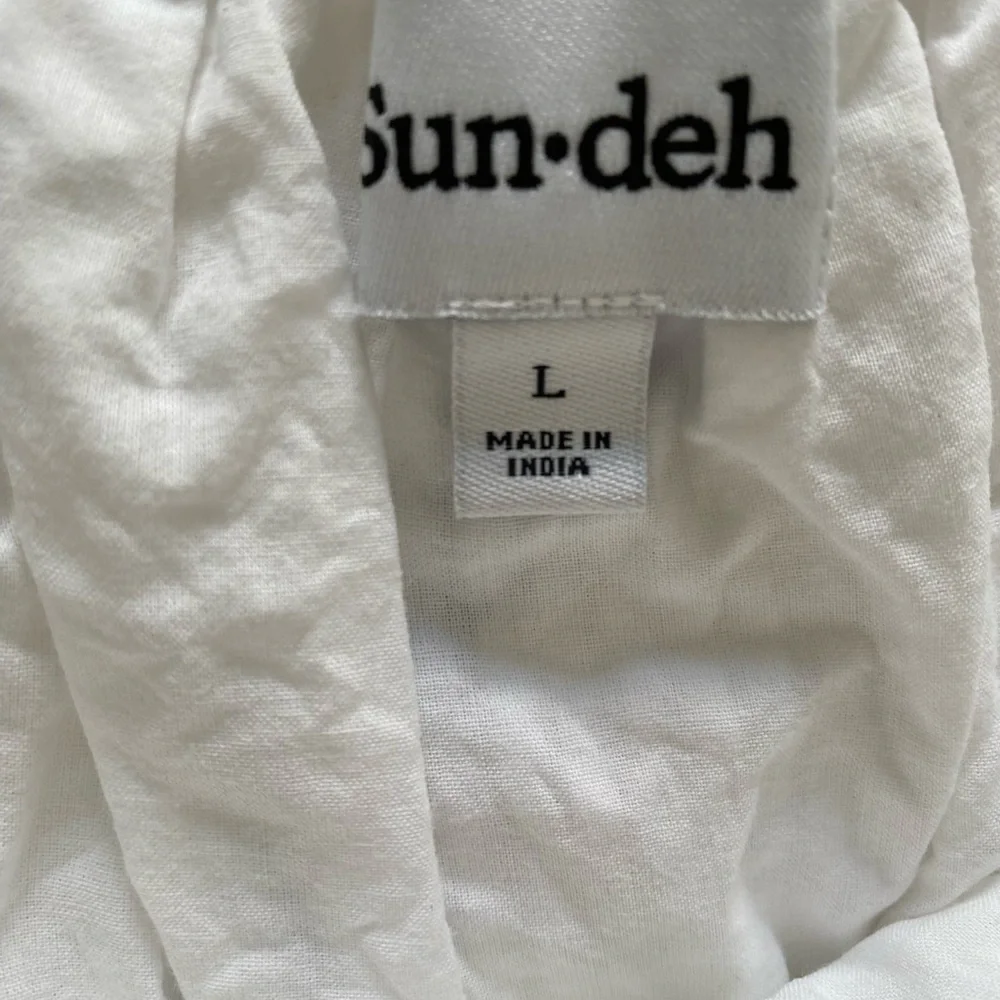 Aritzia Sunday Best White Puff Sleeve mini Dress - Picture 6 of 8